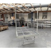 Pěstební stůl hliník s pojezdem