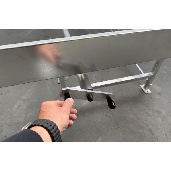 Pěstební stůl hliník s pojezdem